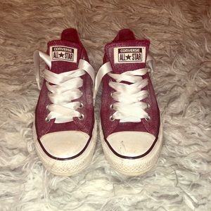 Maroon Converse